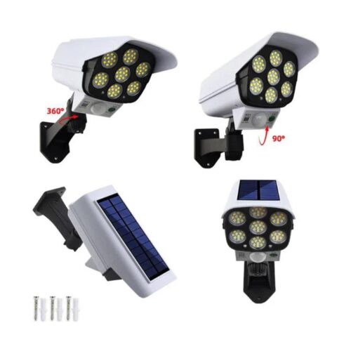 Solarna Lažna Kamera + Solarni LED reflektor sa senzorom 40W