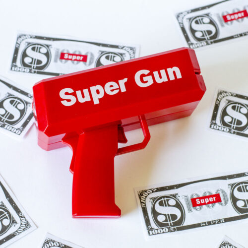 SuperGun Pištolj Za Novac - Super Pištolj