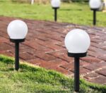 Solarne LED Globus Lampe