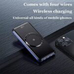 Bežični Punjač - Power Bank Sa 4 Kabla