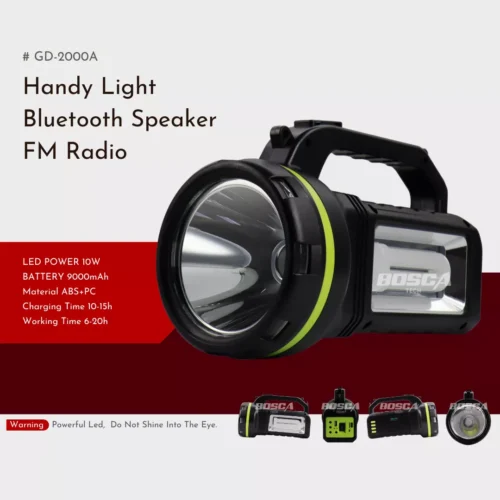 Solarni Sistem GD 2000U Bluetooth/Mp3/Fm Radio