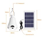 Solarna LED Sijalica + Punjač Telefona