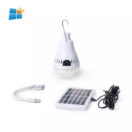 Solarna LED Sijalica + Punjač Telefona