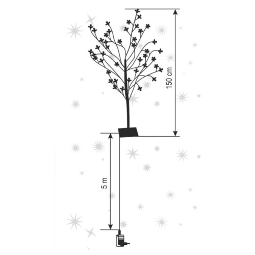 Ukrasno LED Drvo 150cm