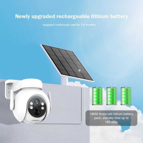 Solarna WIFI Kamera Za Video Nadzor 4MP