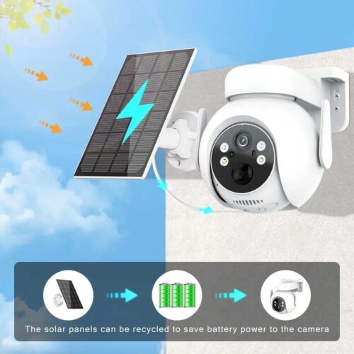 Solarna WIFI Kamera Za Video Nadzor 4MP