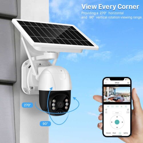 Solarna WIFI Kamera Za Video Nadzor 5MP