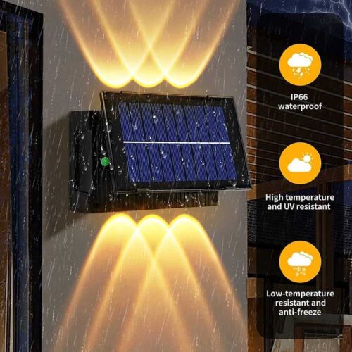 Solarna Lampa Sa Duplom Rasvetom