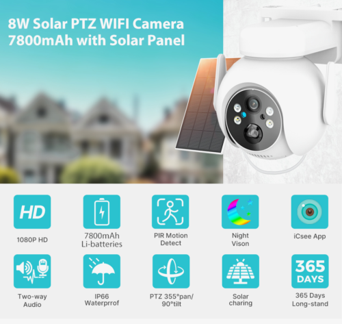Solarna WIFI Kamera Za Video Nadzor 4MP