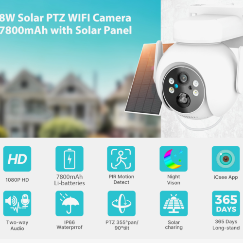Solarna WIFI Kamera Za Video Nadzor 4MP