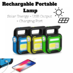 Solarna Lampa Za Kampovanje Sa USB Priključkom