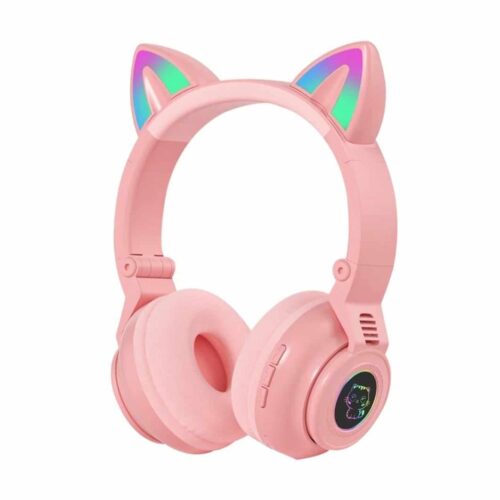 Svetleće Bluetooth Slušalice Sa Mačjim Ušima