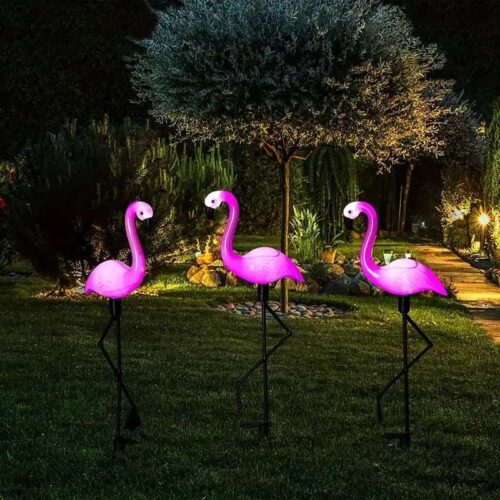 Solarna Lampa Flamingo